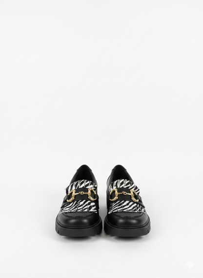 Mocasines Cebra