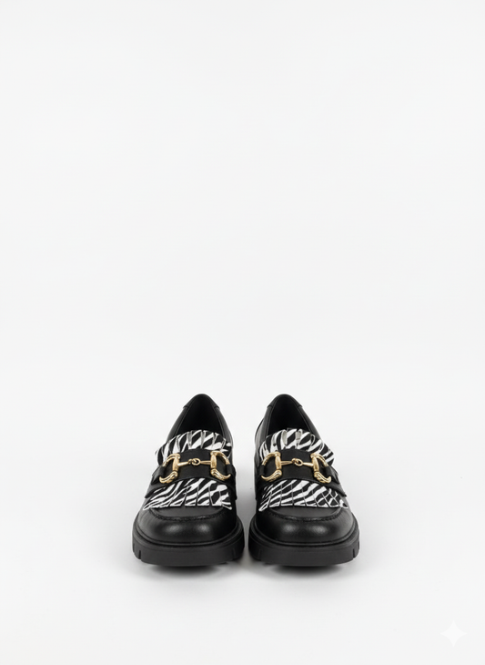 Mocasines Cebra